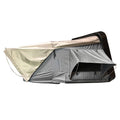 Overland Vehicle Systems HD Bushveld 4 - Cantilever Hard Shell Roof Top Tent4 Person Grey Body Green Rainfly