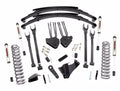 1x 760754 6 Inch Lift Kit Gas 4 Link RR Spring V2 Ford Super Duty (05-07)