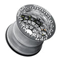Weld Tuner Import Drag 13x11 / 4x100mm BP / 4.5in. BS Black Center Black Double Beadlock M/T Wheel