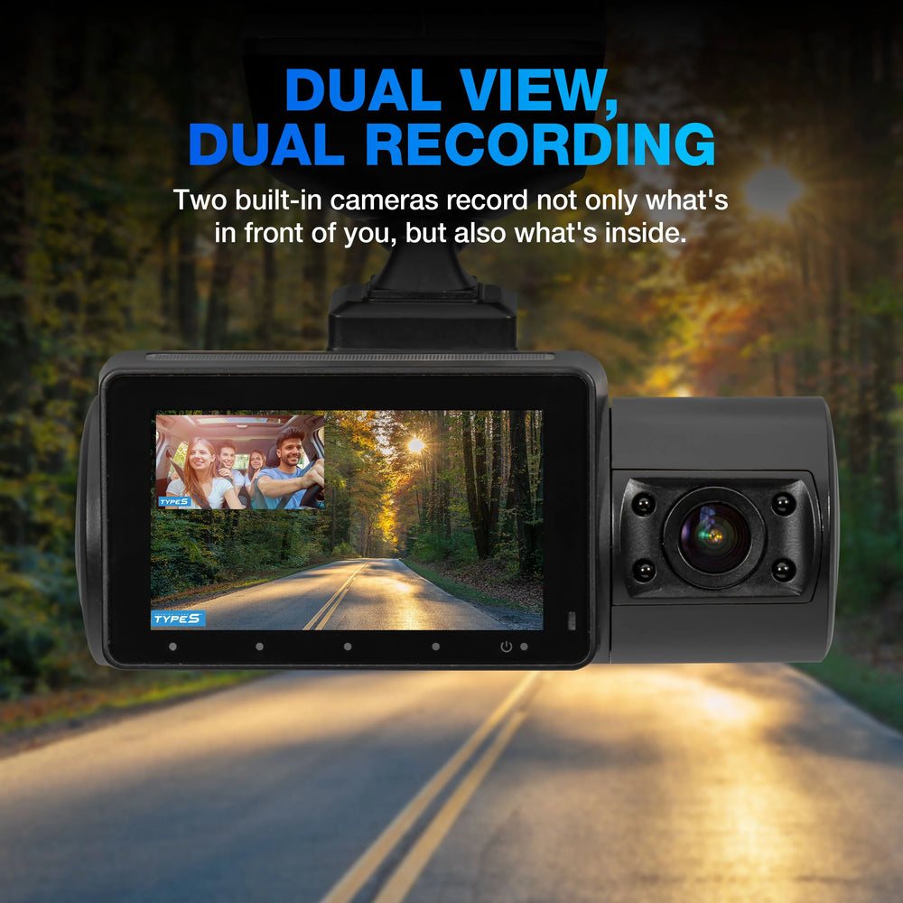 S402 4K1080P DUAL VIEW DASHCAM