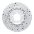 DFC 16-23 Porsche 718 Cayman Left Rear Drilled Hi-Carbon Alloy Geomet Coated Rotor