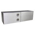 24X24X60 UNDERBODY SMOOTH ALUM BARN DOOR TOOLBOX DBL LATCH THANDLE