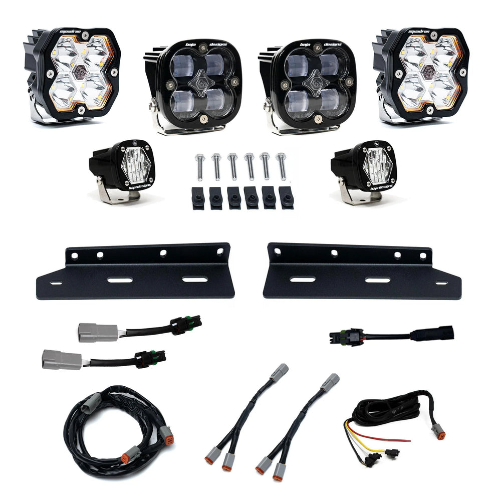 Baja Designs 21-25 Ford Raptor Squadron 2.0 Sport/S1 Fog Pocket Kit (Squadron SAE Fog) - Clear
