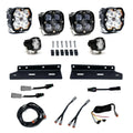 Baja Designs 21-25 Ford Raptor Squadron 2.0 Sport/S1 Fog Pocket Kit (Squadron SAE Fog) - Clear