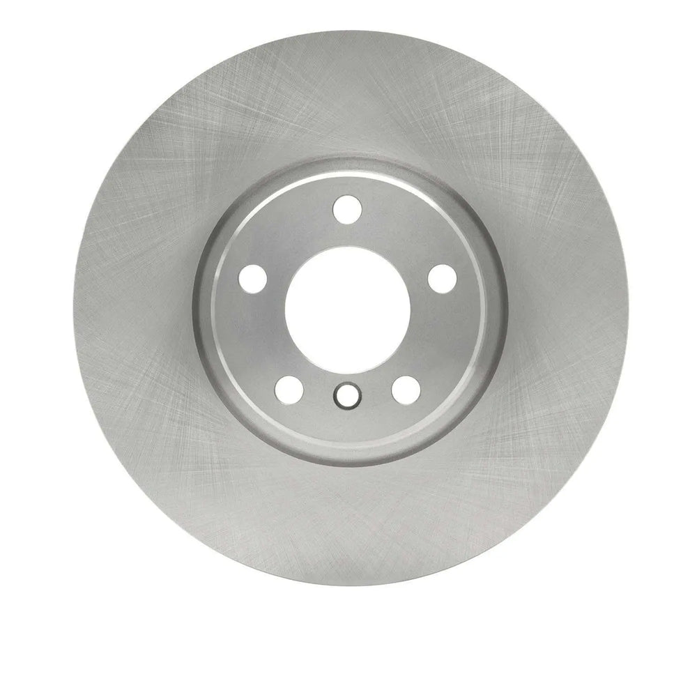 R1 16-18 BMW X4 Left Front Drilled Black Brake Rotor