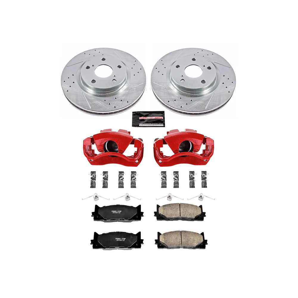 Power Stop 13-18 Lexus ES300h Front Z23 Evolution Sport Brake Kit w/Calipers