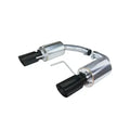 Axle Back Exhaust 15-17 Mustang V6 and Ecoboost Split Rear Dual Exit 3 in Black Tips Hardware Included Polished 304 Stainless Steel Pypes Exhaust