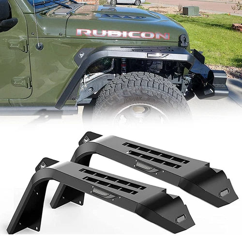 WOLFSTORM REAR FENDER FLARES FOR 20192020 JT POWDER COATED STEEL