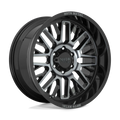 Wheel Pros MO802 20X10 5X5.5 G-BLK MCH GTCC -18MM