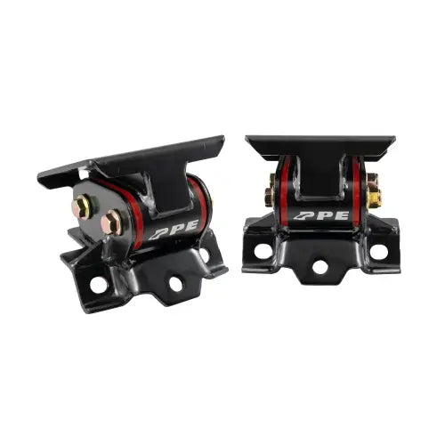 PPE Engine Mount Kit (Pair) - 70 Hardness - GM 6.6L Duramax 2500 3500 HD 2011-2016 - Red Silicone 168032170