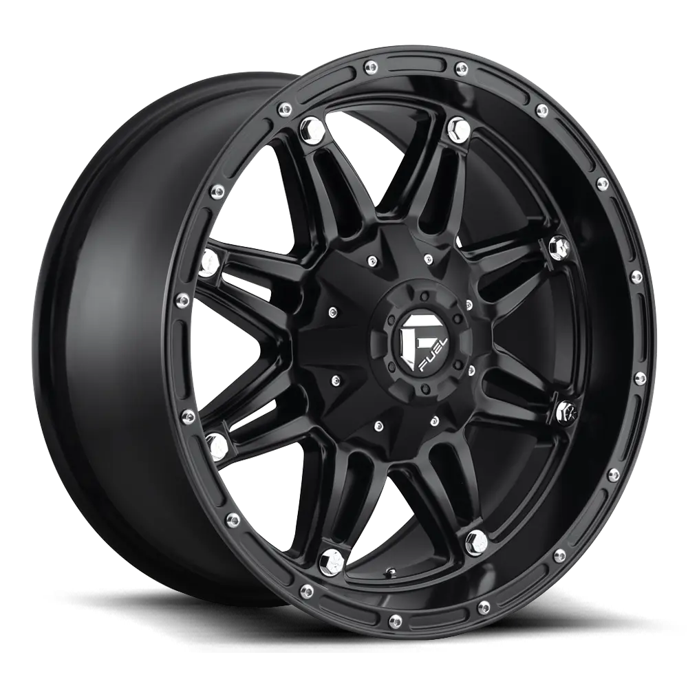 Fuel Wheels black auto part