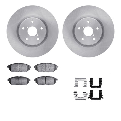 DFC 06-21 Subaru B9 Tribeca Front Rotors with 5000 Advanced Brake Pads w/Hardware