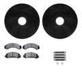 R1 E- Line Series Brake Rotor - D/S - Black w/ Ceramic Pads Hdw Fits Ford Bronco