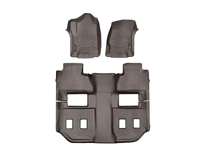 WeatherTech Cocoa Front Rear and Rear Floorliners Fits -20-23 CX-9 47972-1-4-5