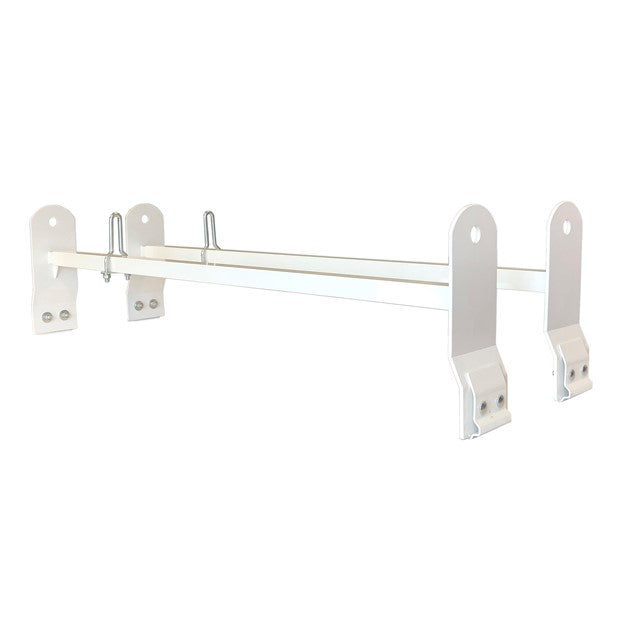 VAN RACK 2 BAR RG MOUNT WHITE