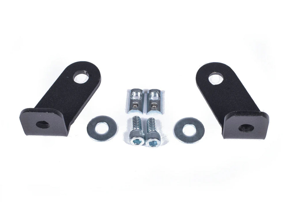 Cali Raised Dual Function Amber/White Led Light Bar Prinsu Mounting Bracket Kit - Wire Harness/Small