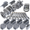 Eagle Chevy 350 3.750in Crank 6.000in H-Beam -5cc Flat Top 4.040in Pistons Rotating Assembly