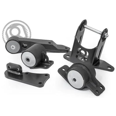 Innovative 00-07 Honda Insight K-Series Black Steel Mounts 85A Bushings (Auto to Manual)