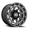 ONSLAUGHT 20X9 8X170 00MM GLOSS BLACK MILLED