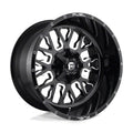 ~(36 lbs. 20X20X12)~ STROKE 17x9 5x139.70/5x150.00 GLOSS BLACK MILLED (1 mm)