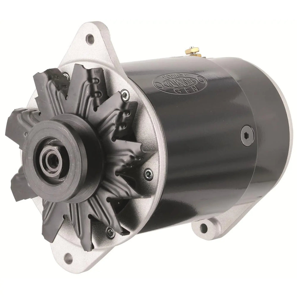 POWERGEN GM SHORT BLACK 60A 6V NEG GRD W/PULLEY FOR 3/8IN BELT