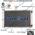 CUSTOM RADIATOR KIT 28 X19 W/HIFLOW OIL COOLER