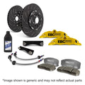 EBC Racing 99-04 Honda S2000 AP1 Yellow Apollo-4 Calipers 330mm Rotors Front Big Brake Kit