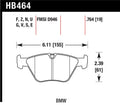 Hawk 20-21 Corvette C8 Z51 Front HPX Motorsports Brake Pads