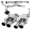 CATBACK EXHAUST QUAD BURNT TIP