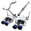 CATBACK EXHAUST QUAD BURNT TIP