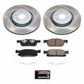 Power Stop 19-21 Lincoln Nautilus Front Semi-Coated Rotor Kit