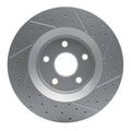 DFC 11-25 Dodge Durango Front Left Drilled & Slotted Geoperformance Rotor