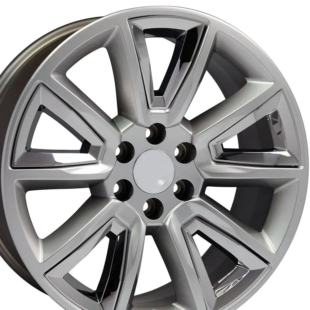 20 IN REPLICA WHEEL CV73 FITS CHEVROLET TAHOE RIM 20X8.5 HYPER WHEEL