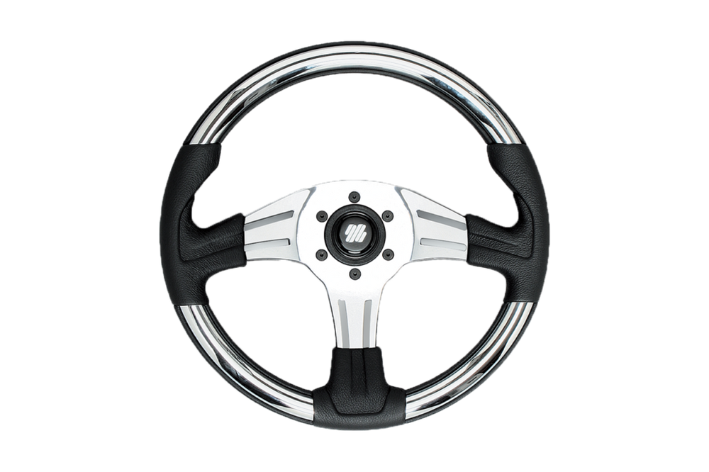 3 SILVER SPOKES CHROME INSERTS