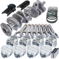 Eagle Chevy LT1 350 1Pc 3.750in Crank 5.700in H-Beam -18cc 4.060in Pistons Rotating Assembly