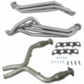 BBK 11-14 Ford Mustang GT 5.0 1-7/8in Long Tube Headers w/High Flow Catted X-Pipe (Ti Ceramic)