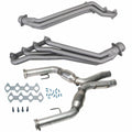 BBK 11-14 Ford Mustang GT 5.0 1-7/8in Long Tube Headers w/High Flow Catted X-Pipe (Ti Ceramic)