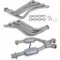 BBK 11-14 Ford Mustang GT 5.0 1-7/8in Long Tube Headers w/High Flow Catted X-Pipe (Ti Ceramic)
