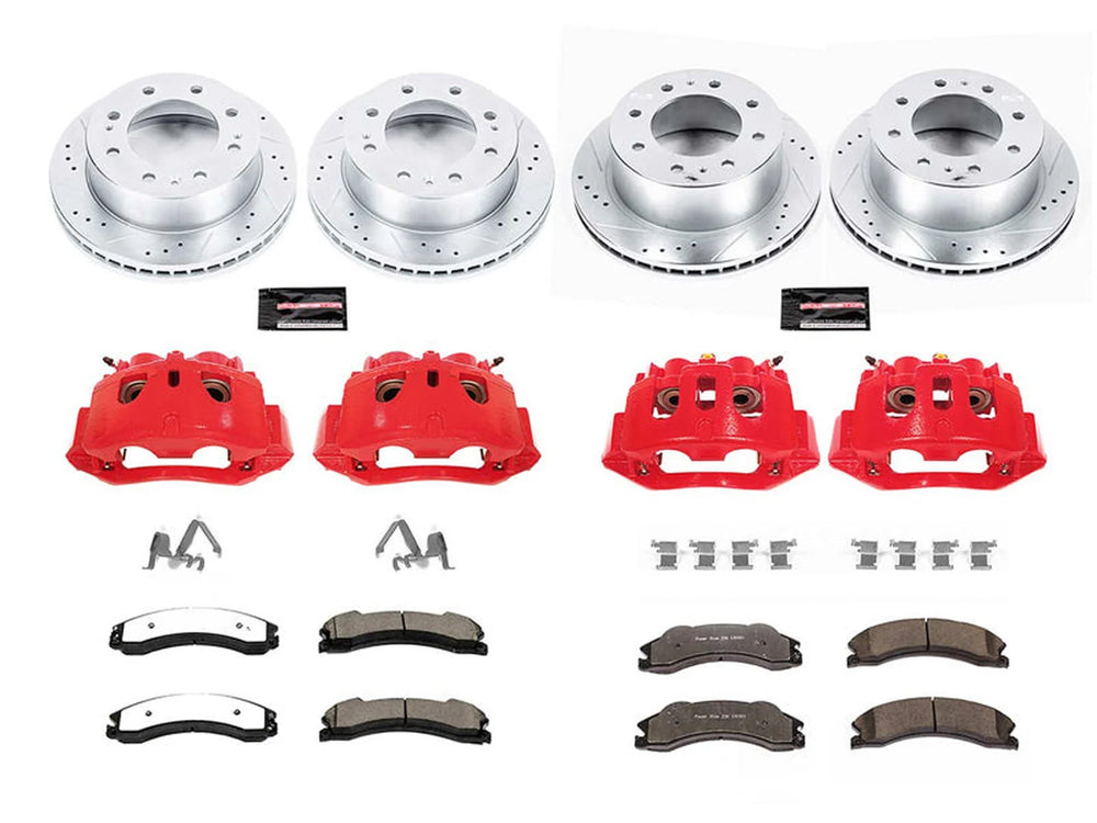 Power Stop 12-14 Chevrolet Silverado 2500 HD Z23 Evolution Kit w/ Calipers - Front and Rear
