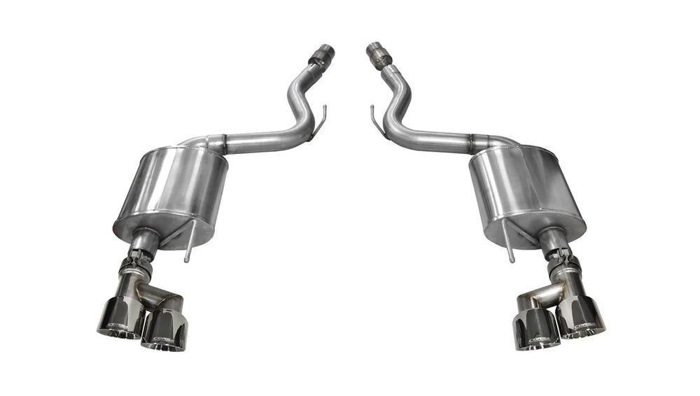 CORSA Performance polished axle-back exhaust