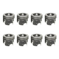 Mahle OE Navistar MaxxForce 7 6.4L Diesel STD Piston With Rings Set (Set of 8)