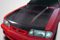 1987-1993 Ford Mustang Carbon Creations 2 Cowl Hood - 1 Piece