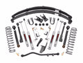 1x 1696BOX1 1x 169630 2x 8047D 1x 9275 1x 1042 6.5 Inch Lift Kit X-Series Jeep Cherokee XJ 2WD 4WD (1984-2001)