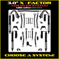 21C WRANGLER JT 3.0IN X FACTOR PRO ELITE ALUM COIL OVER SYS W/ PB+J LOWER MID A