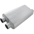 50 Series Big Block Chambered Muffler 50 Big Block 3.00 Dual In 3.50 Offset Out Mild Sound Flowmaster
