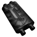50 Series Big Block Chambered Muffler 50 Big Block 3.00 Dual In 3.50 Offset Out Mild Sound Flowmaster