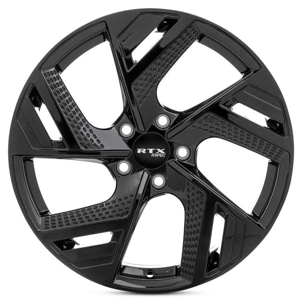 RS09 19X8 5X112 ET45 CB57.1 GLOSS BLACK