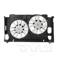 RADIATOR COOLING FAN ASSY W/UPPER SHROUD; MOTOR/BLADE/SHROUD DUAL FAN ASSY PRIUS 20102015; PLUGIN