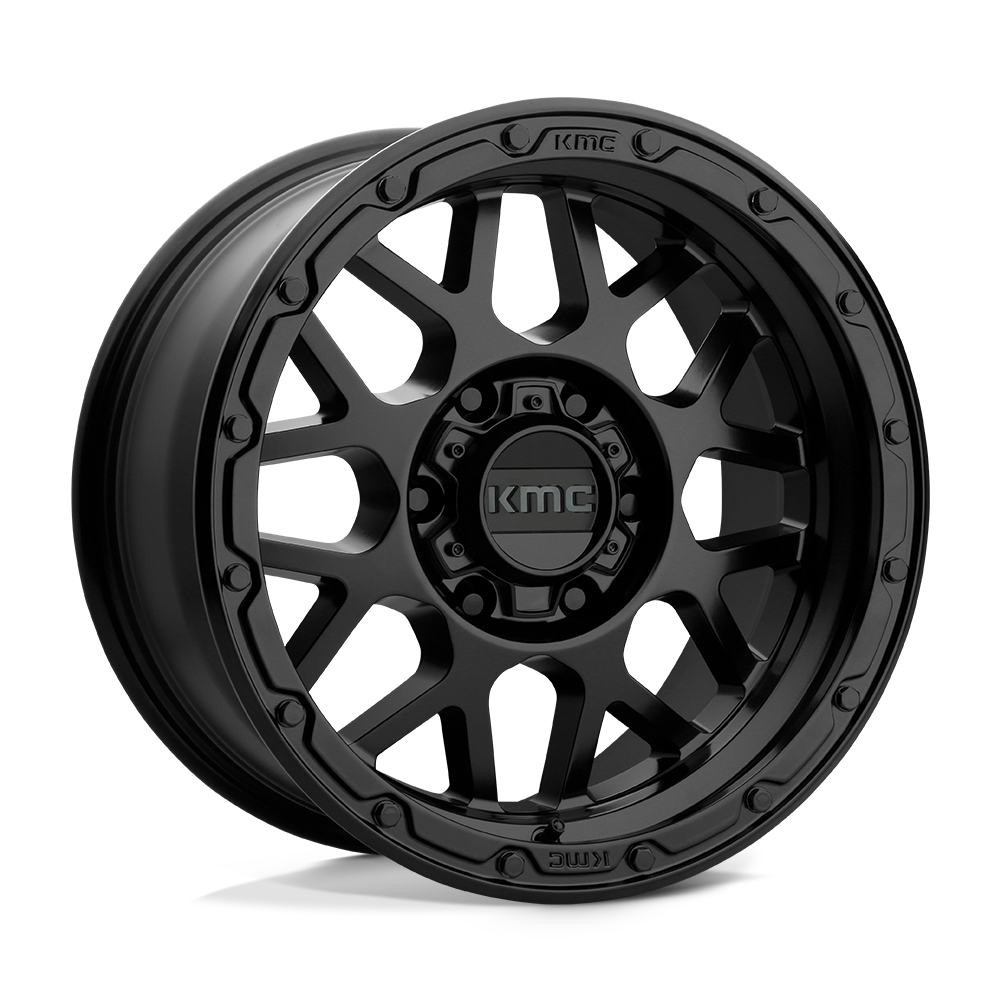 KMC Wheels black auto part