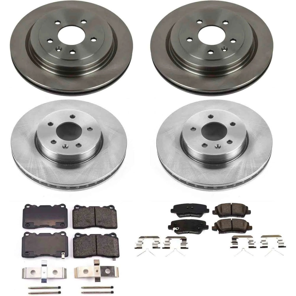 Power Stop 16-18 Cadillac ATS Front & Rear Autospecialty Brake Kit